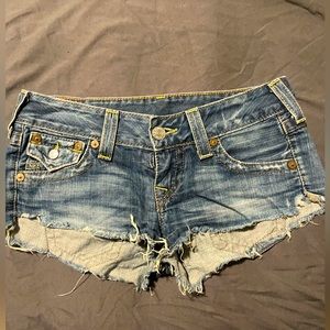 True Religion Joey cut denim shorts - Size 27